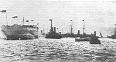 09.jpg: Спуск «Дредноута» на воду. Портсмут, 10 февраля 1906 г.