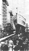 03.jpg: Спуск на воду крейсера «Белфаст», 17 марта 1938 г.