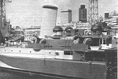 33.jpg: Плутонг 102-мм орудий, вид с берега.