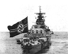 15.jpg: «Адмирал граф Шпее» во время парада на Спитхэдском рейде, май 1937 г.
