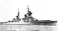 10.jpg: «Орджоникидзе» в апреле 1956 г. В первые годы службы крейсера проекта 68-бис не имели бортовых номеров.