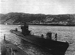 27.jpg: С-56 возвращается из похода, 1943 — 1944 гг. 