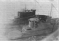 06.jpg: подводные лодки № 11 (Щ-101) и № 13 (Щ-103) перед выходом на испытания, 1933 г.