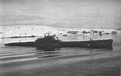 03.jpg: Одна из лодок Х серии Северного флота во время Великой отечественной войны