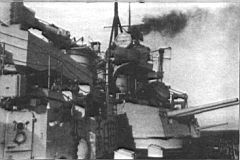 86.jpg: Средняя артиллерия «Гнейзенау» готова открыть огонь, 1942 г.