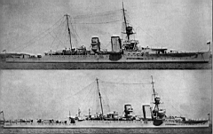 v01.jpg: крейсер Effingham при вступлении в строй в 1925 году