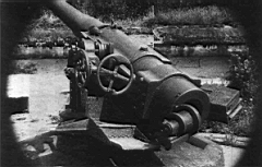 21.jpg: 152/45-мм пушка Канэ на станке Канэ. Форт «Красная Горка».