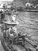 28.jpg: Подводная лодка U-204 в Бресте, весна 1941 г. В октябре того же года она будет потоплена союзниками на подходах к Гибралтарскому проливу